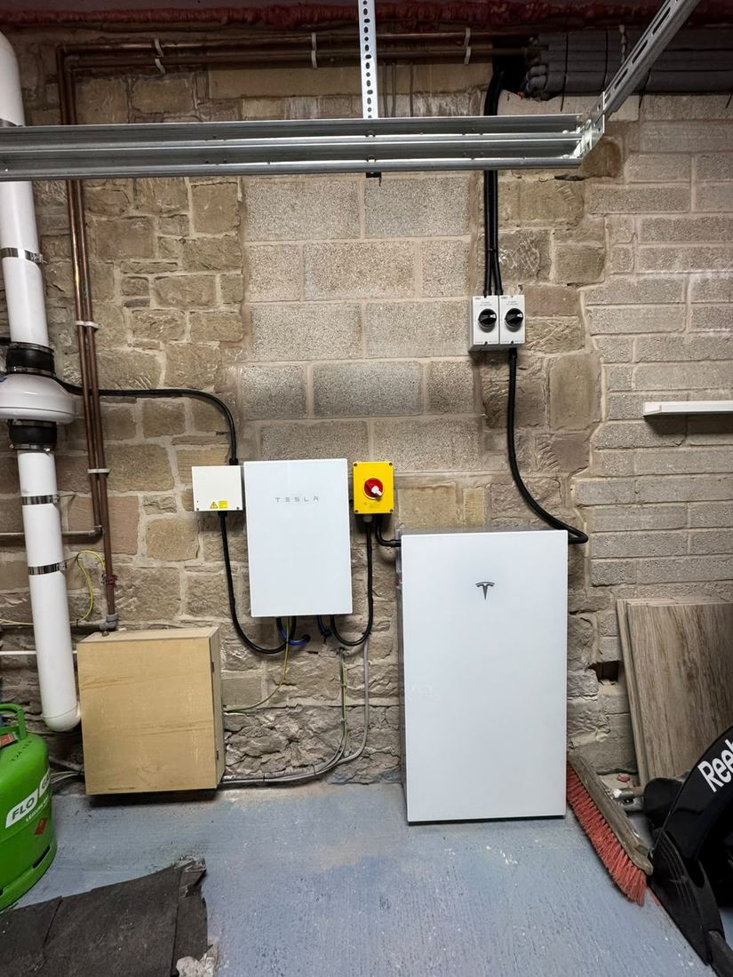 Tesla Powerwall battery storage installed